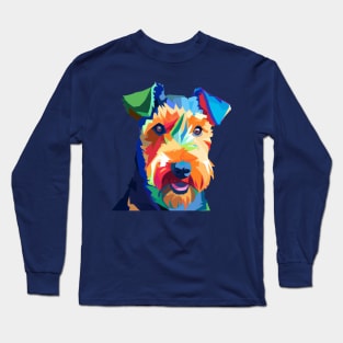 Welsh Terrier Pop Art - Dog Lover Gifts Long Sleeve T-Shirt